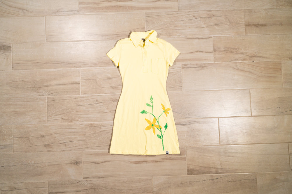 Flower Polo Dress